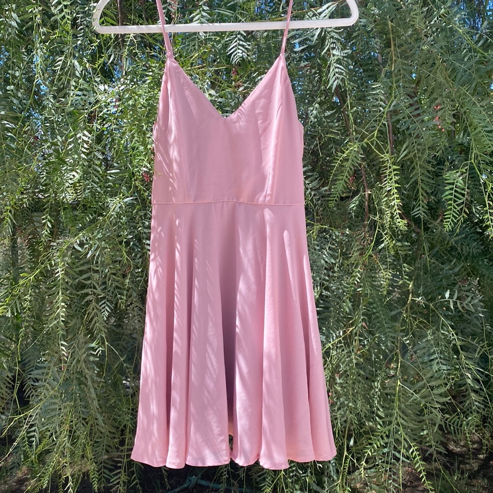Dusty Rose Skater Dress
